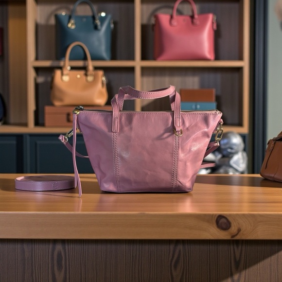 HOBO Handbags - Hobo Kingston Mini Tote bag featuring a top zip closure double top handles